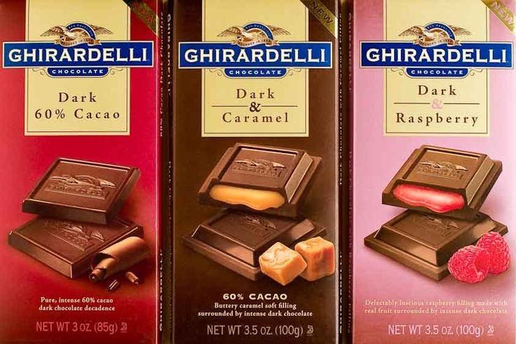 Sản phẩm chocolate thuộc thương hiệu Ghiardelli