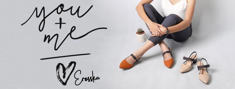 Thương hiệu giày nổi tiếng Erosska có mặt trên Shopee