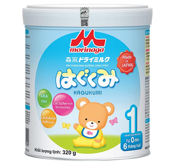 Sữa Morinaga 1 dành cho bé 0 đến 6 tháng tuổi được nhiều mẹ tin tưởng sử dụng