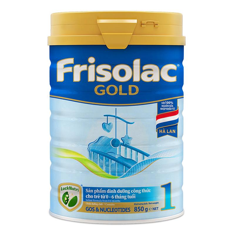 Sữa bột ﻿Frisolac Gold 1 ﻿được sử dụng cho bé ở giai đoạn từ 0 đến 6 tháng tuổi