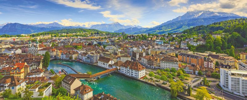 Thành phố Lucerne tại Thụy Sĩ