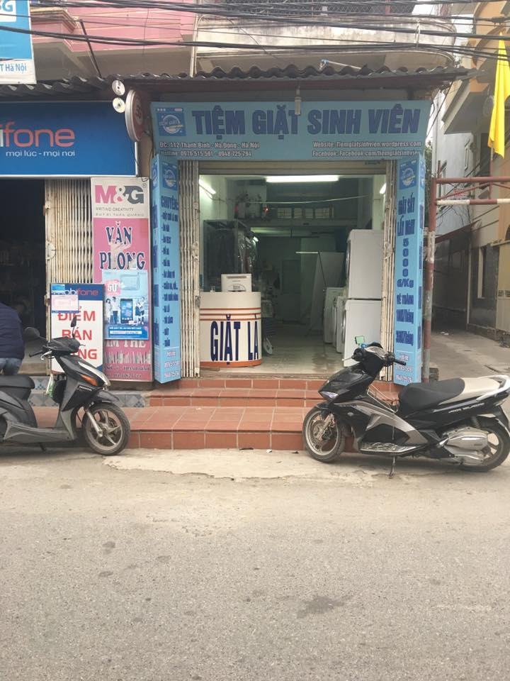 Ảnh chụp tại Tiệm giặt sinh viên, cơ sở 112 Thanh Bình - Hà Đông - Hà Nội
