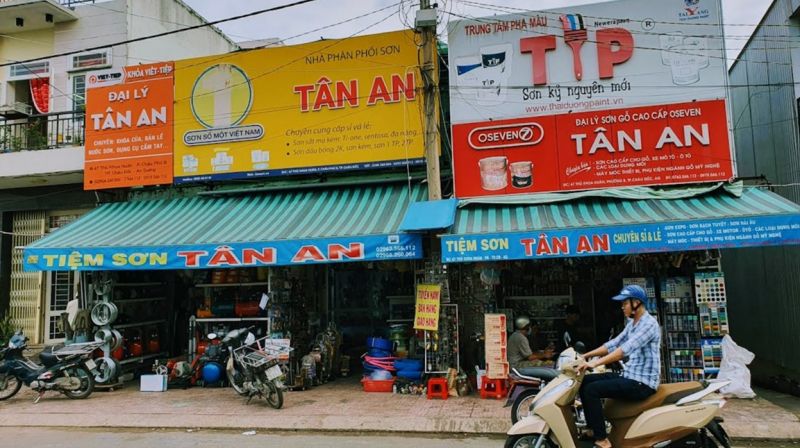 Tiệm Sơn Tân An là một trong những ﻿đại lý cung cấp sơn chính hãng giá tốt tại khu vực