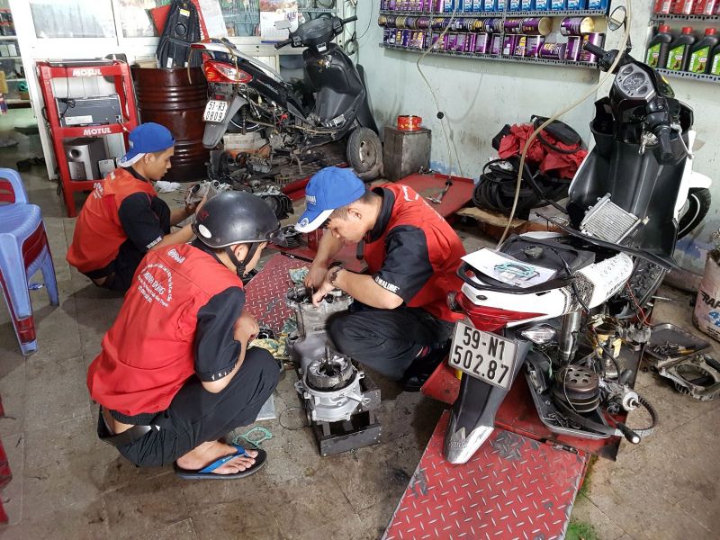 Tiệm sửa xe máy Minh Đông