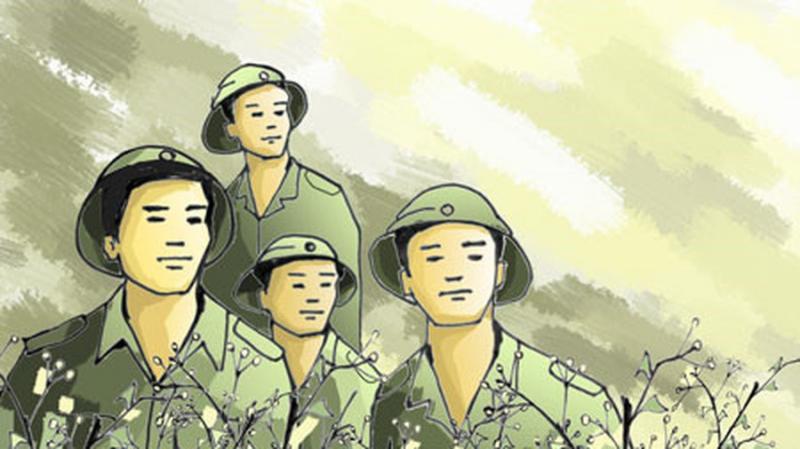 Đất nước mênh mông nắng cháy Mai Nguyễn mặc áo lính, khoác ba-lô