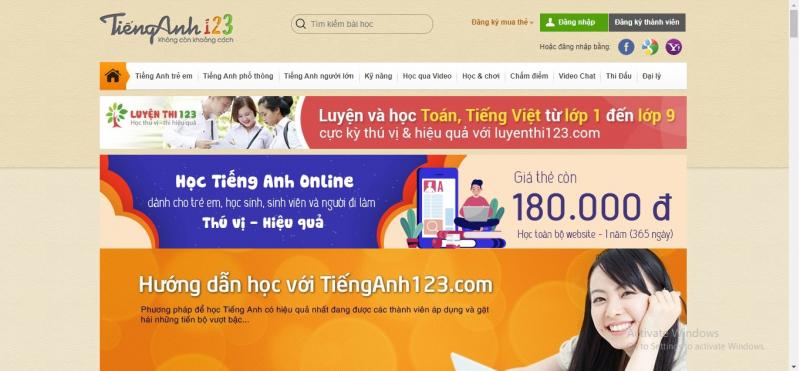 Tienganh123.com là một lựa chọn khá hấp dẫn