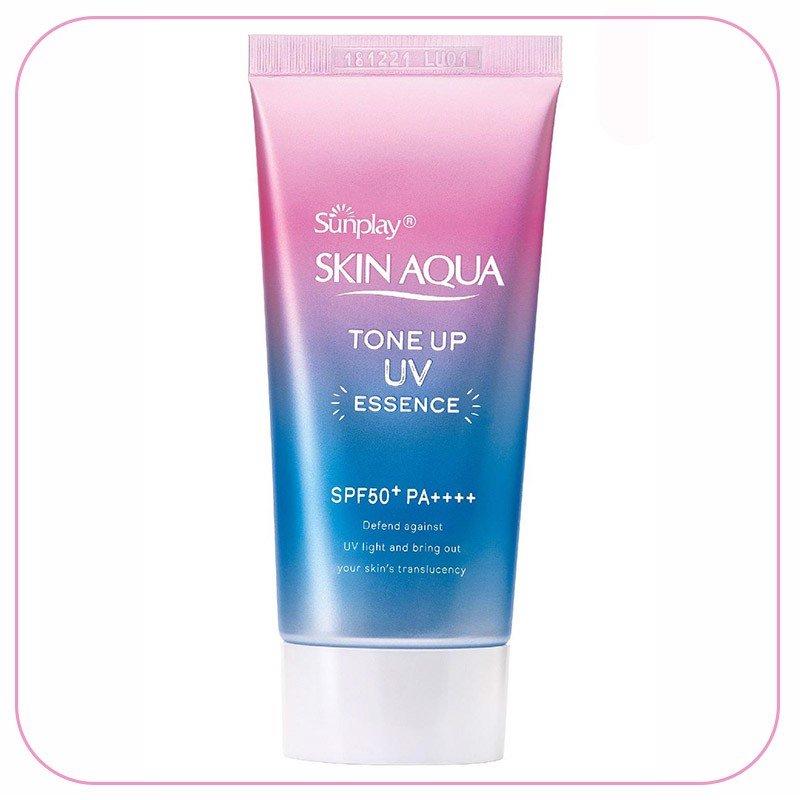 Tinh chất chống nắng nâng tông Sunplay Skin Aqua Tone Up UV Essence Lavender SPF50+ PA++++