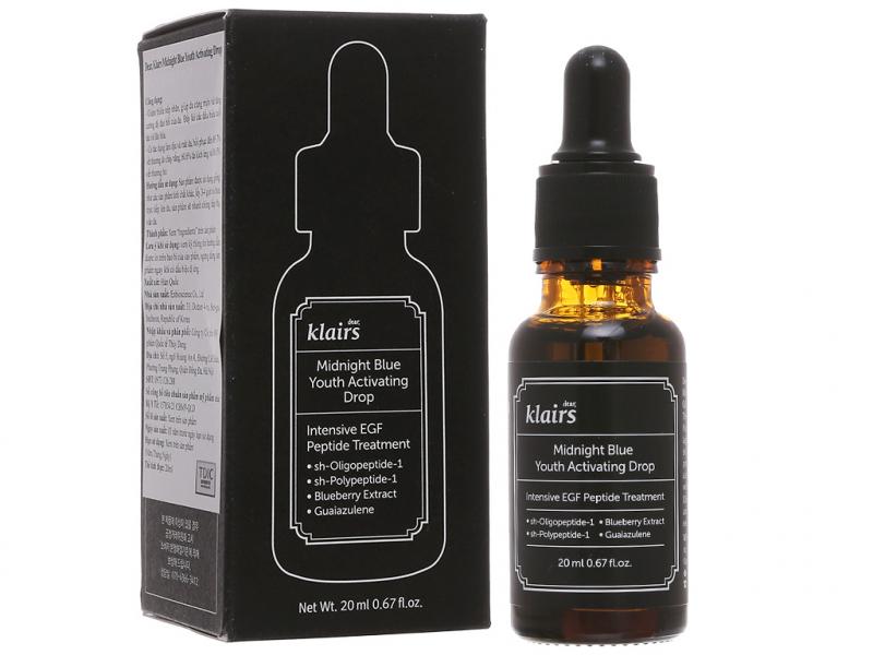 Tinh chất Dear, Klairs Midnight Blue Youth Activating Drop 20ml