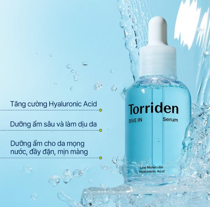 Tinh chất dưỡng ẩm Torriden Dive-In Low Molecular Hyaluronic Acid Serum
