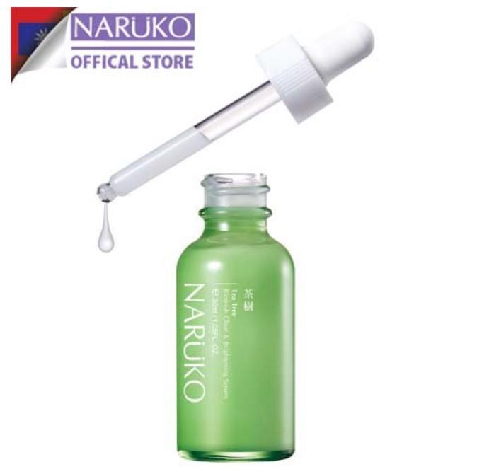 Tinh chất kiểm soát dầu thừa, ngừa mụn, giảm thâm Naruko Tea Tree Blemish Clear & Brightening Serum