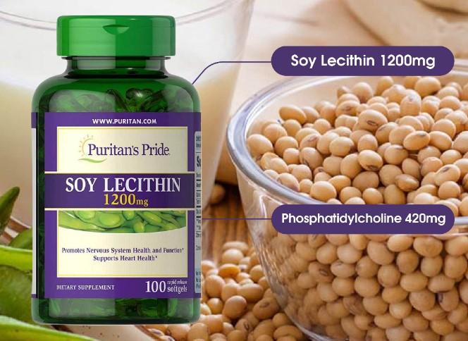 Tinh chất mầm đậu nành Soy Lecithin 1325mg