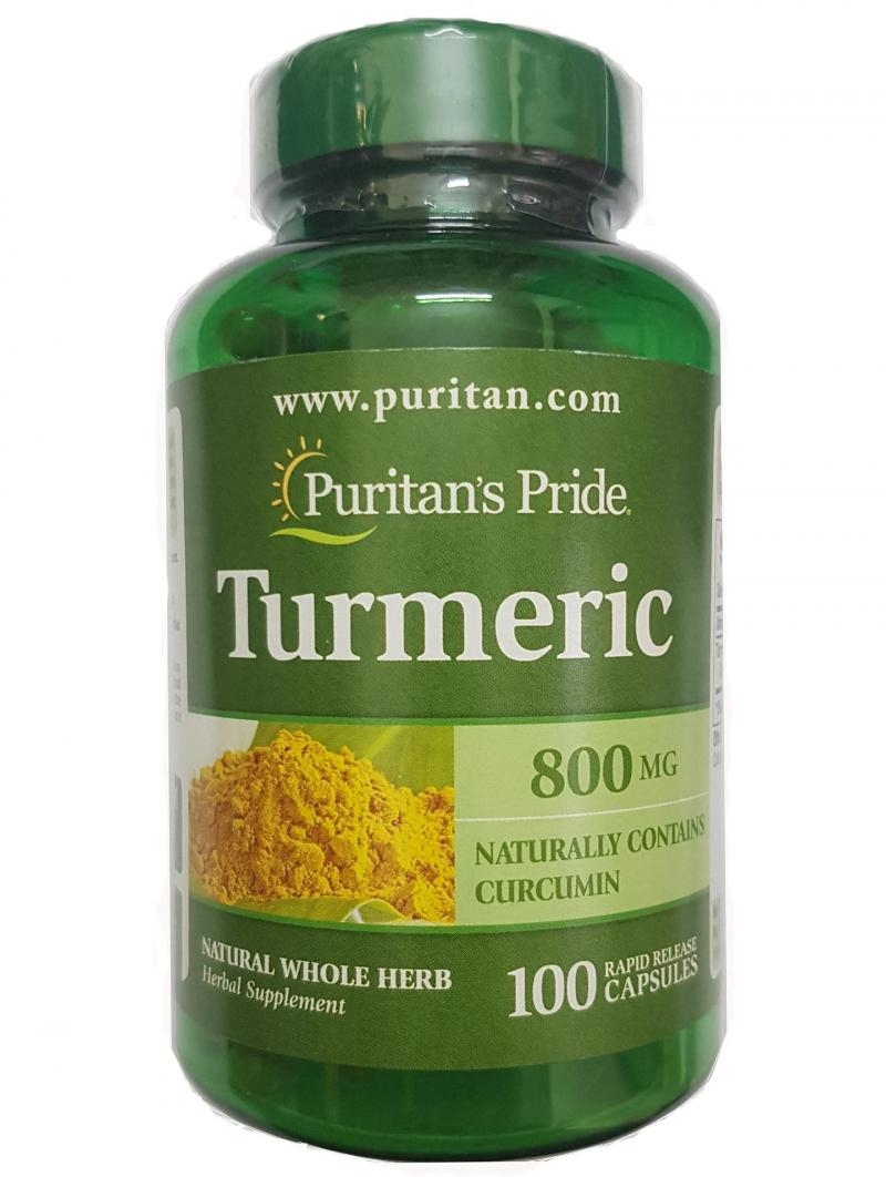 Turmeric 800 mg - chống lão hóa làm đẹp da, ngừa đau dạ dày, viêm khớp