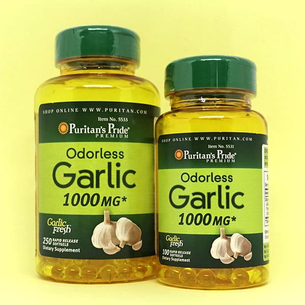 Tinh dầu tỏi Puritan's Pride Odorless Garlic