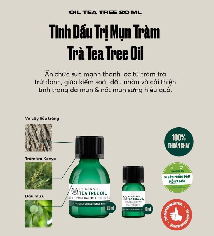 Tinh dầu tràm trà The Body Shop Tea Tree Oil