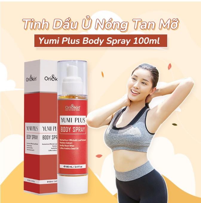 Tinh dầu ủ tan mỡ Oriskin Yumi Plus Body Spray