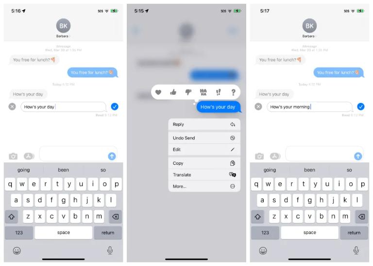 iMessage vừa được trang bị thêm hai tính năng mà người dùng đã mong đợi từ lâu, gồm khả năng gỡ bỏ tin nhắn và chỉnh sửa tin nhắn.