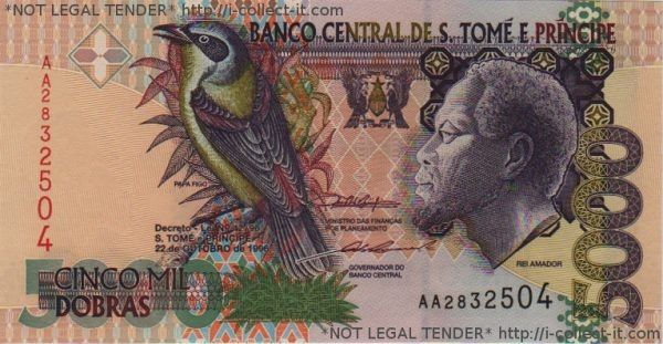 Tờ dobra của Sao Tome & Principe