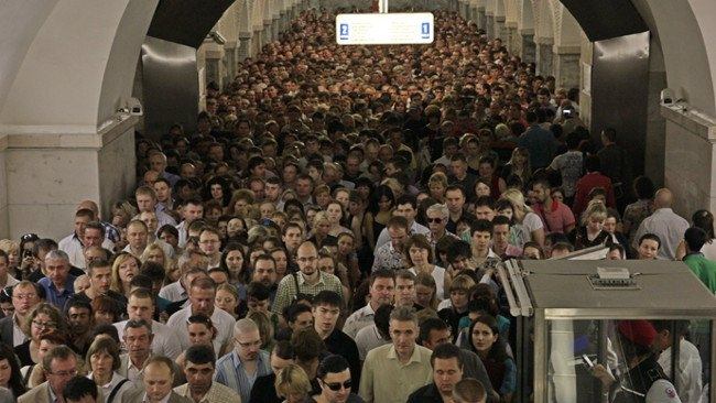 Nước Nga có đông người đi tàu điện ngầm nhất