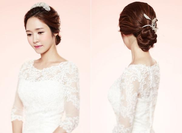 Tóc cô dâu Hàn Quốc đẹp