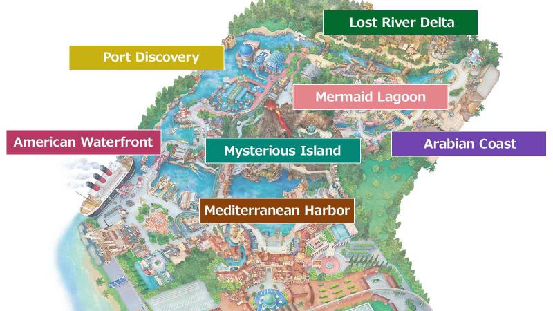 DisneySea map