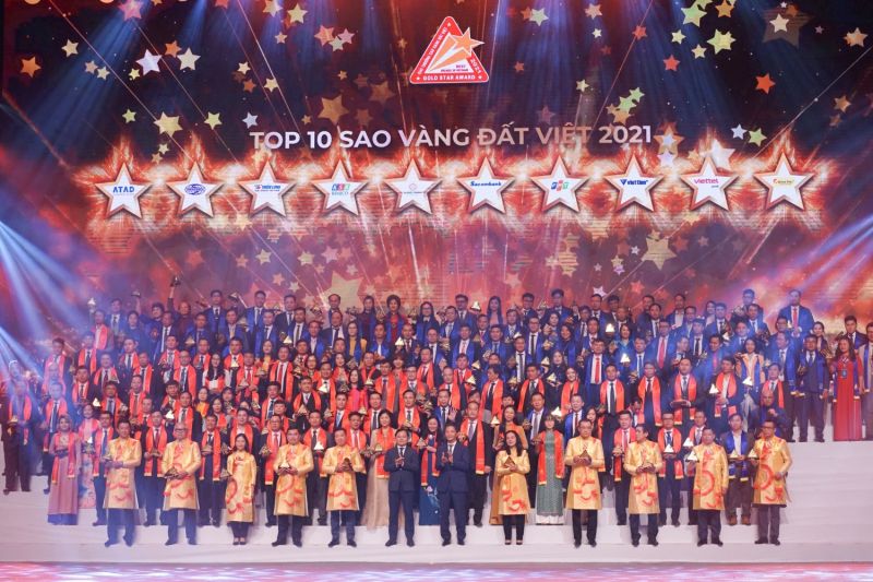 Vinaconex lọt top 10 giải Sao Vàng Đất Việt năm 2021