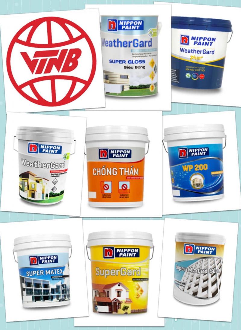 Công ty TNHH VTNB chuyên phân phối cho các hãng sơn nổi tiếng như Nippon, Jotun, Dulux,...