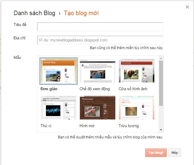 Blogspot (blogger.com)