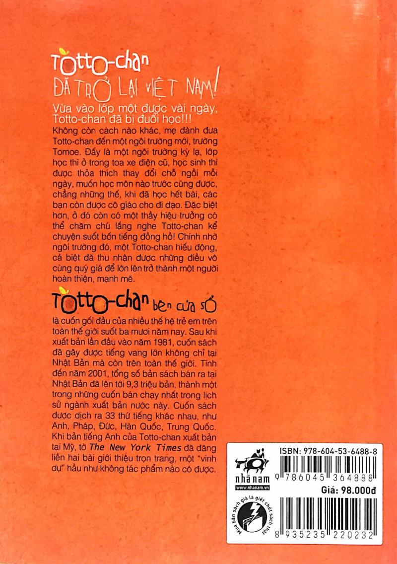 Totto-Chan bên cửa sổ - Tác giả: Kuroyanagi Tetsuko