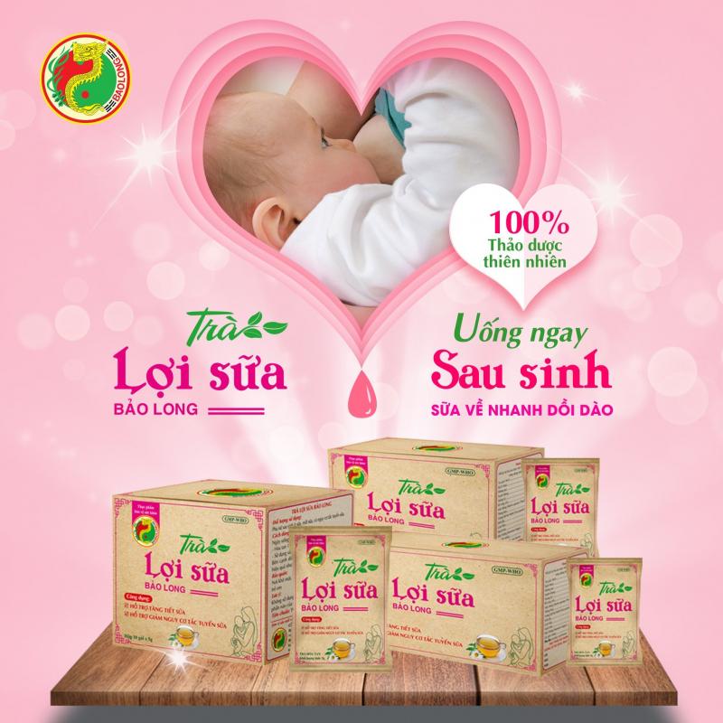 Trà - Cốm Lợi Sữa Bảo Long (Humana Still tea) - Hỗ trợ tăng tiết sữa cho mẹ sau sinh.