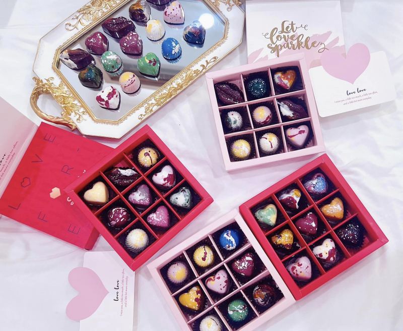 Chocolate bonbon- quà tặng Valentine