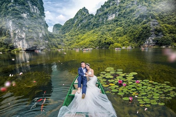 chụp ảnh cưới ở Tràng An - Ninh Bình