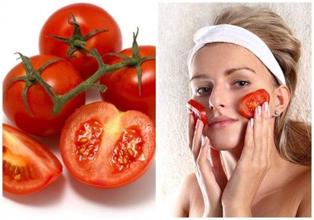 Trị mụn hiệu quả bằng cà chua