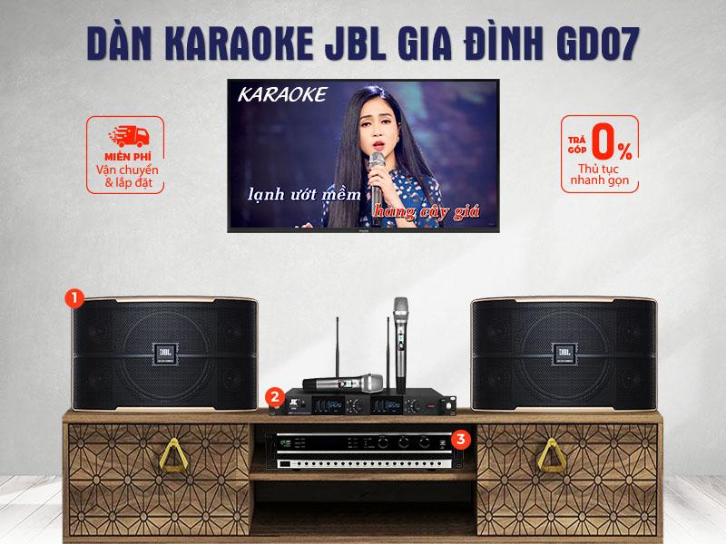Trọn bộ dàn Karaoke gia đình JBL
