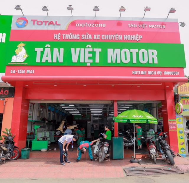 Trung tâm bảo dưỡng xe máy Tân Việt Motor