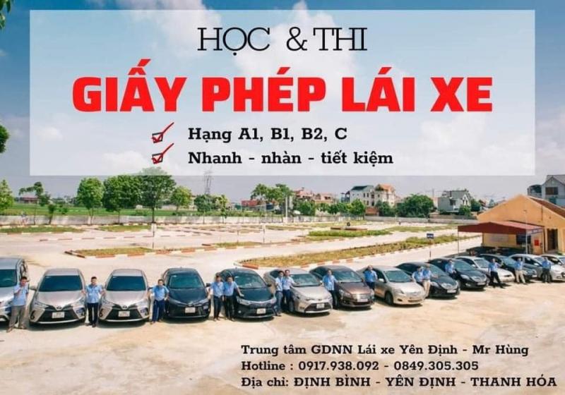 Trung Tâm GDNN Đào Tạo Lái Xe Thanh Hoá - GV Hoàng Mạnh Hùng