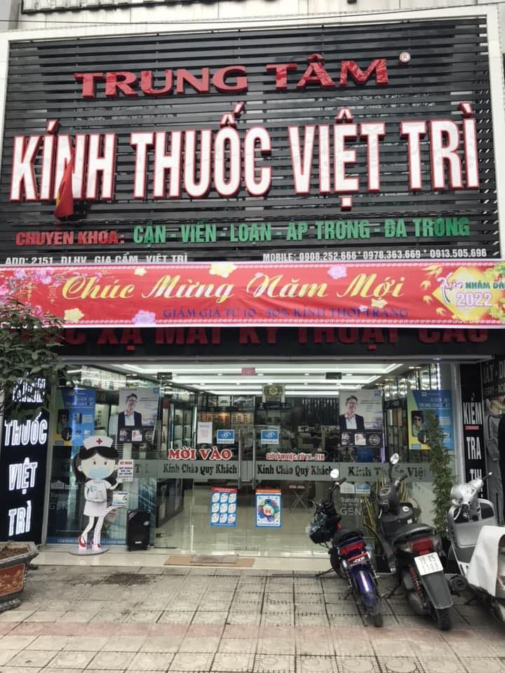 Trung tâm kính thuốc Việt Trì