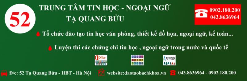 Trung tâm Tin học - Ngoại ngữ Hà Nội