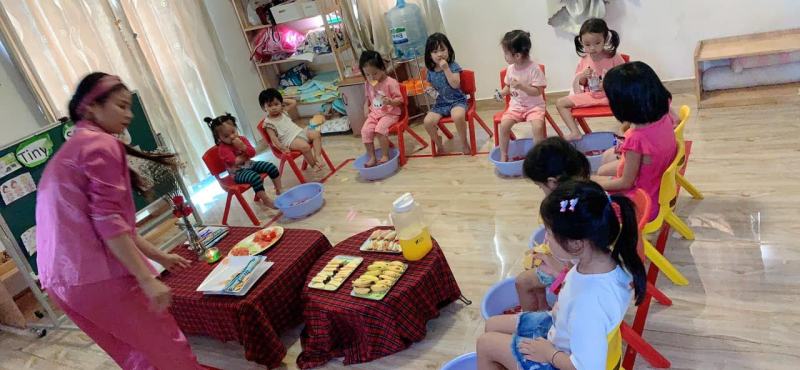 Trường mầm non Nhà Của Bé - Montessori Preschool có nhiều hoạt động thú vị