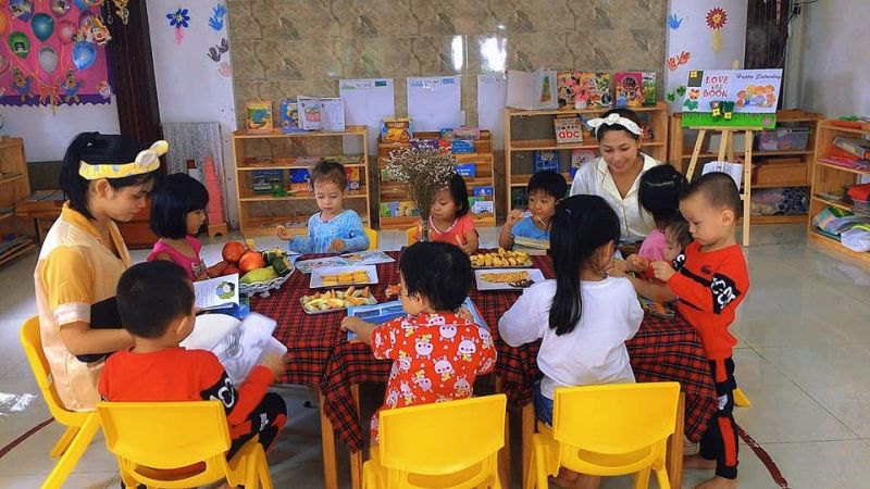 Trường mầm non Nhà Của Bé - Montessori Preschool có nhiều hoạt động thú vị
