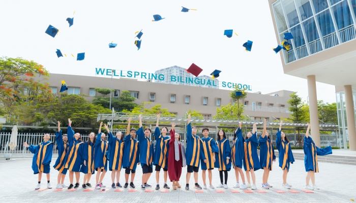 Học sinh tốt nghiệp tại Wellspring