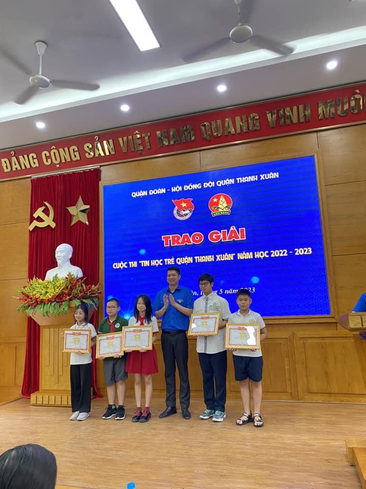 Học sinh trường Thanh Xuân đạt kết quả ấn tượng tại cuộc thi cấp Thành phố
