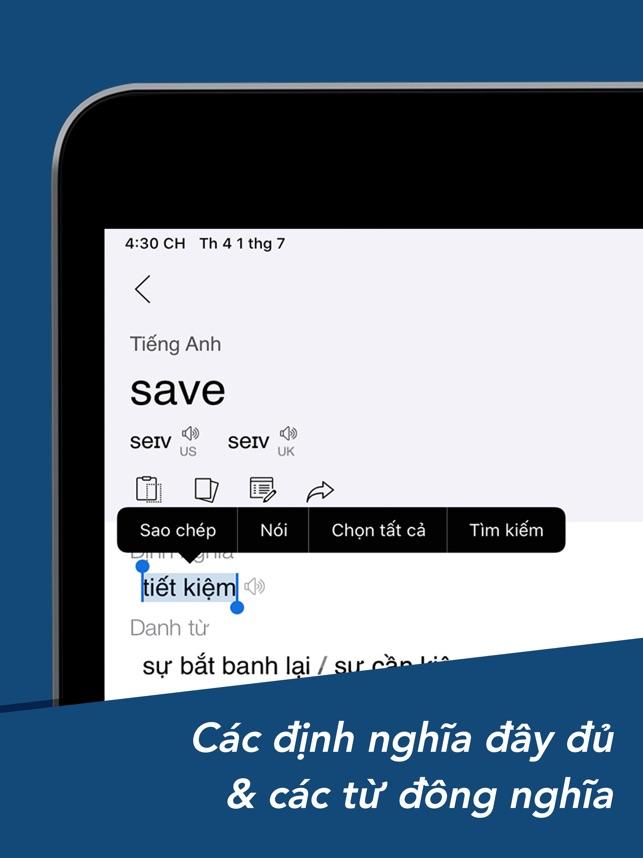 Từ điển Anh Việt - Bravolol