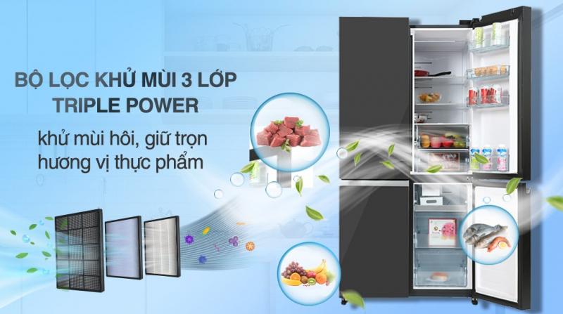 Tủ lạnh Hitachi 569L 4 cửa R-WB640PGV1 (GMG)