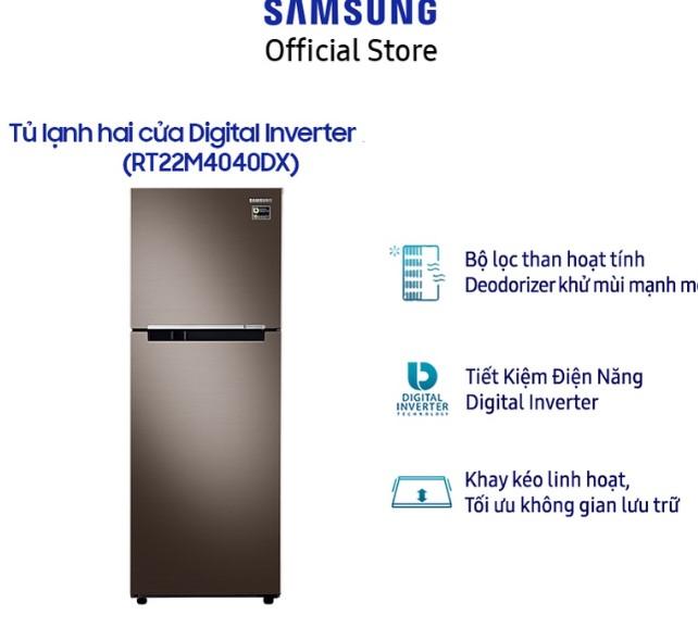 Tủ lạnh Samsung Digital Inverter 236 lít RT22M4040DX