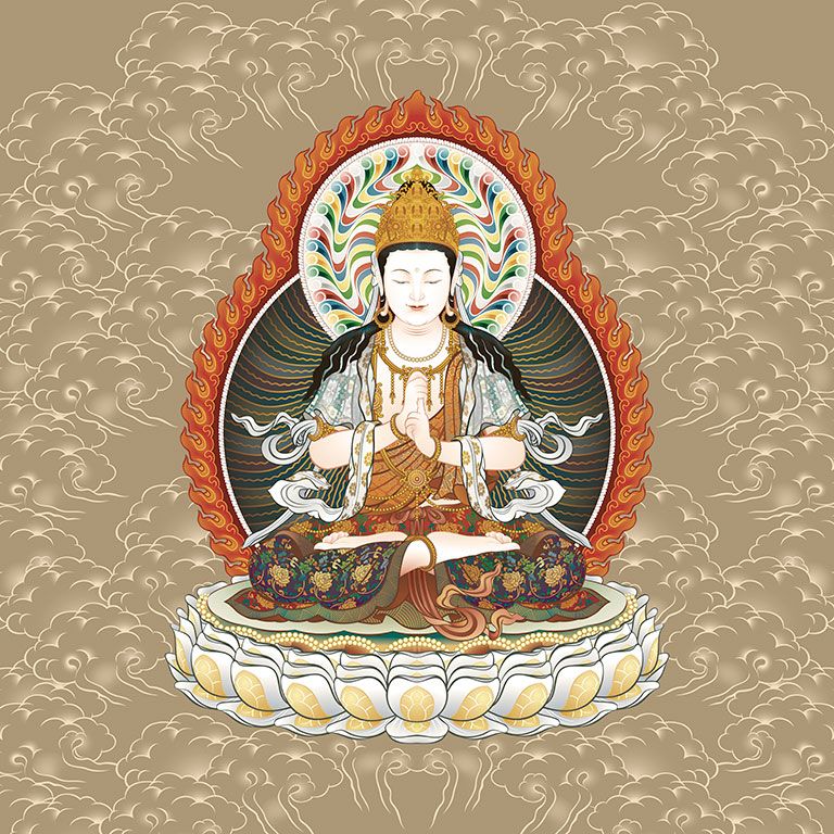 Đại Nhật Như Lai được xem là một vị Phật vạn năng và là một trong năm vị Phật Dhyani ( Ngũ Trí Phật) và ở vị trí trung tâm.