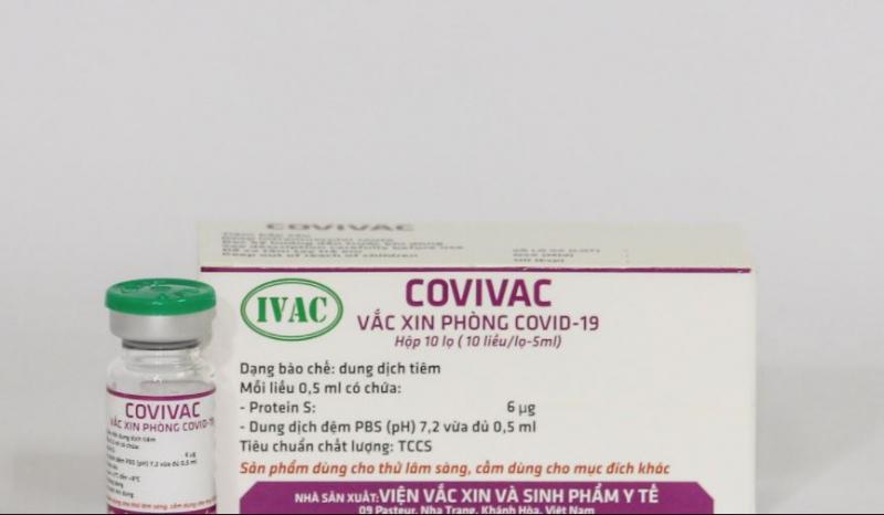 Vacine Covivac được Việt Nam sản xuất. (Ảnh: báo Thanh niên)