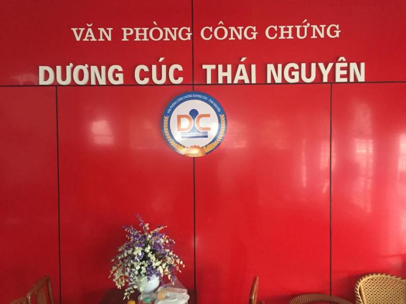 Văn phòng công chứng Dương Cúc Thái Nguyên