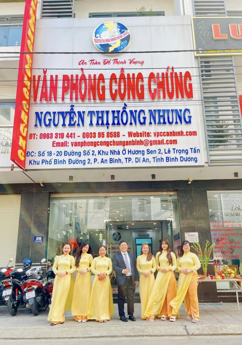 Văn Phòng Công Chứng Nguyễn Thị Hồng Nhung