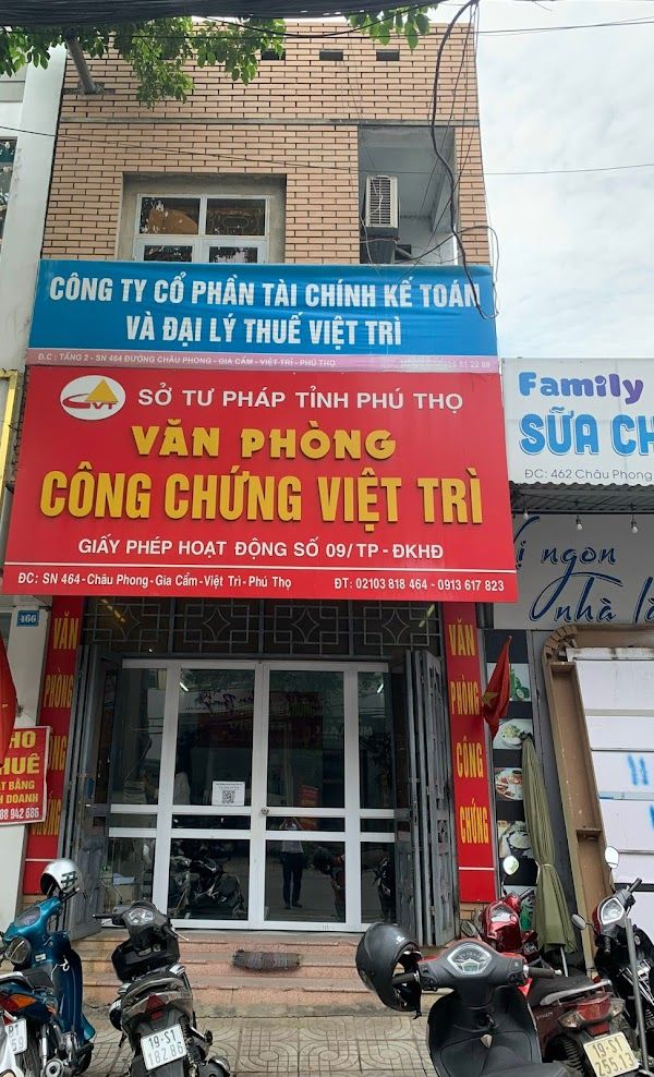 Văn phòng công chứng Việt Trì
