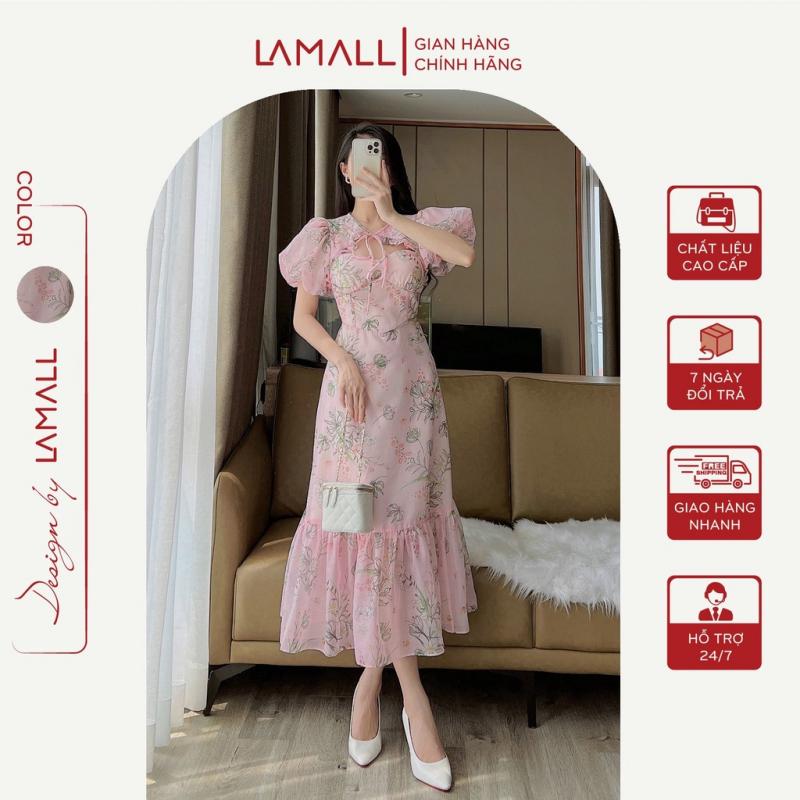 Váy thiết kế tiểu thư LAMALL
